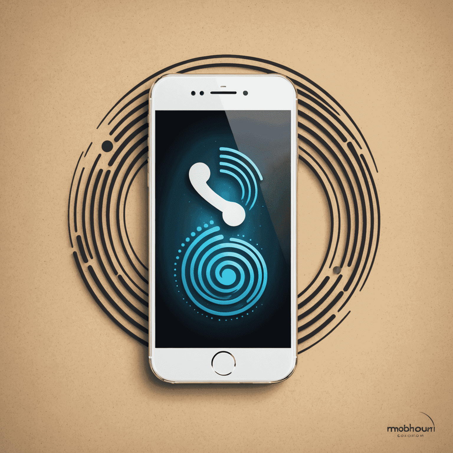 mobibaru_com logo featuring a stylized mobile phone icon with communication waves