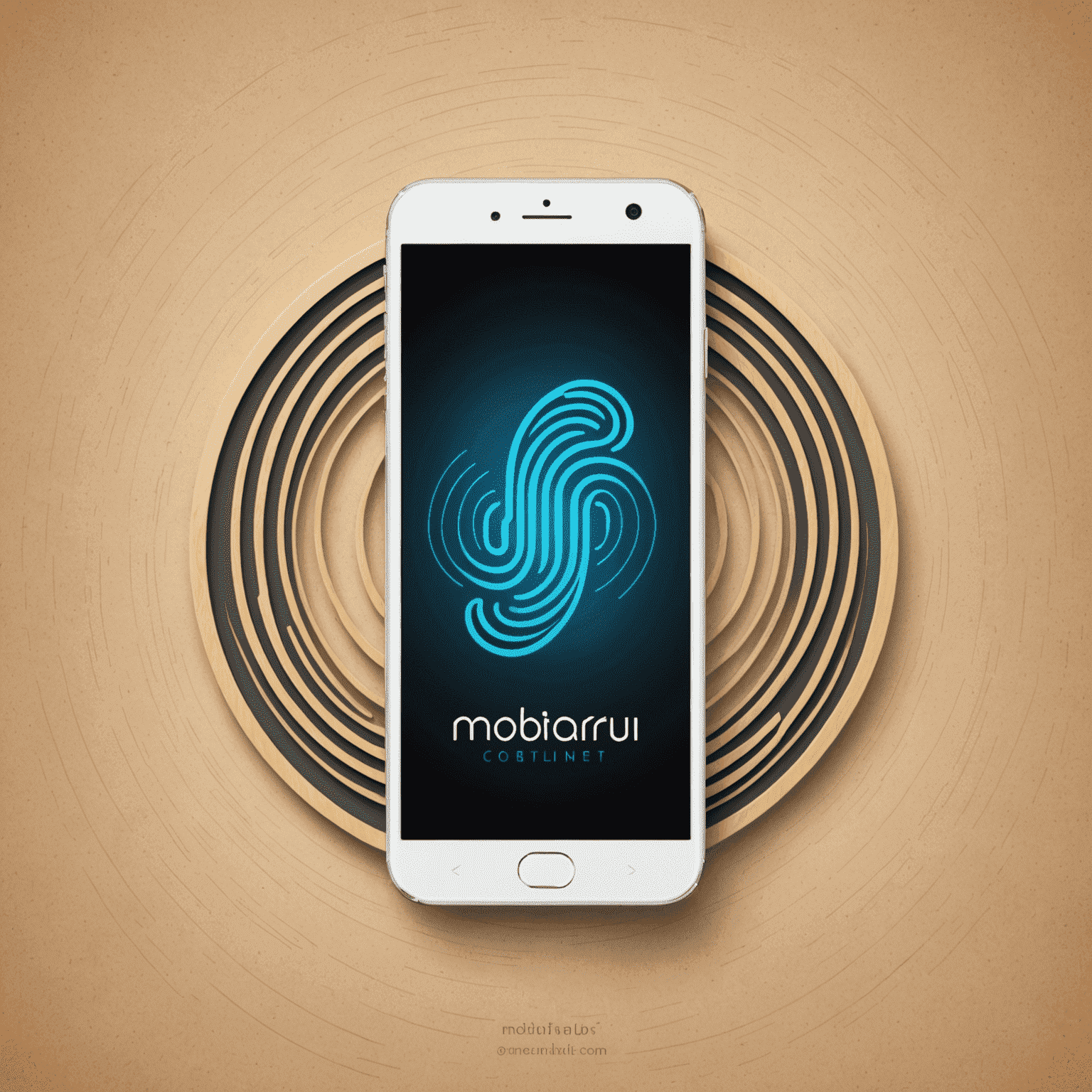mobibaru_com logo featuring a stylized mobile phone icon with communication waves
